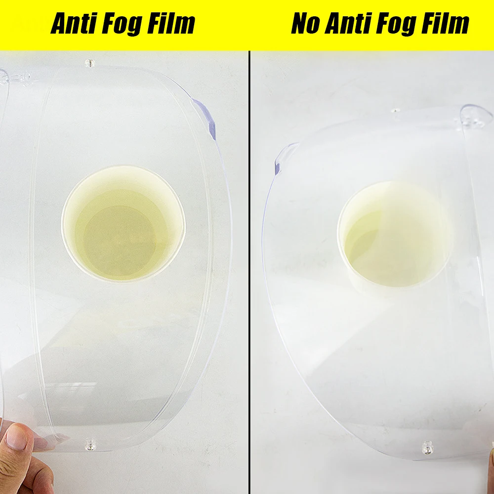 Motorcycle Helmet Accessories K5 Motorcycle Helmet Visor for AGV K5 K3SV K1 Helmets Anti Fog Film Full Face Anti Fog Sticker
