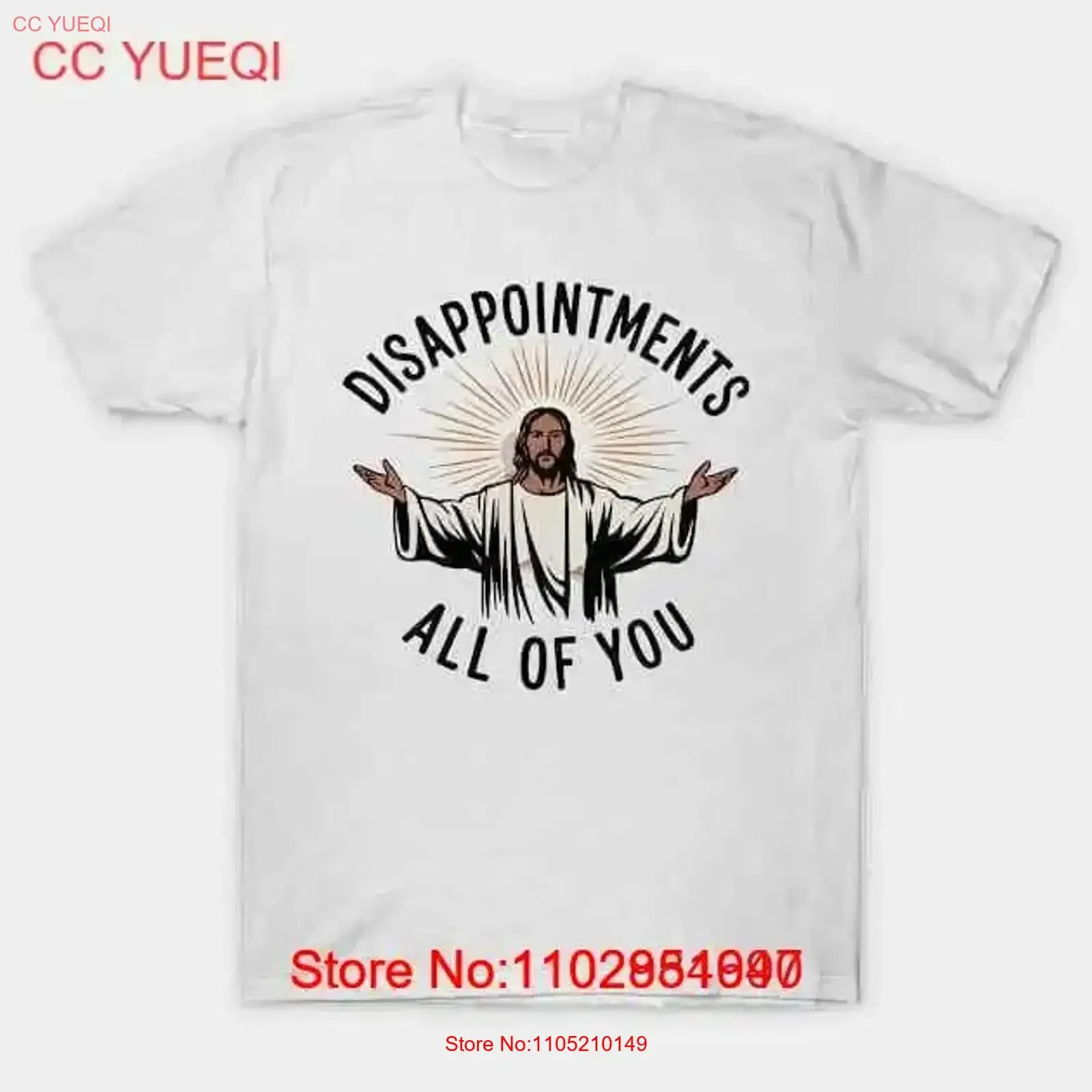 Désappointments jésus inspiré drôle conception sarcastique t-shirt S 5XL expédition rapide vintage lavé unisexe graphique étiré