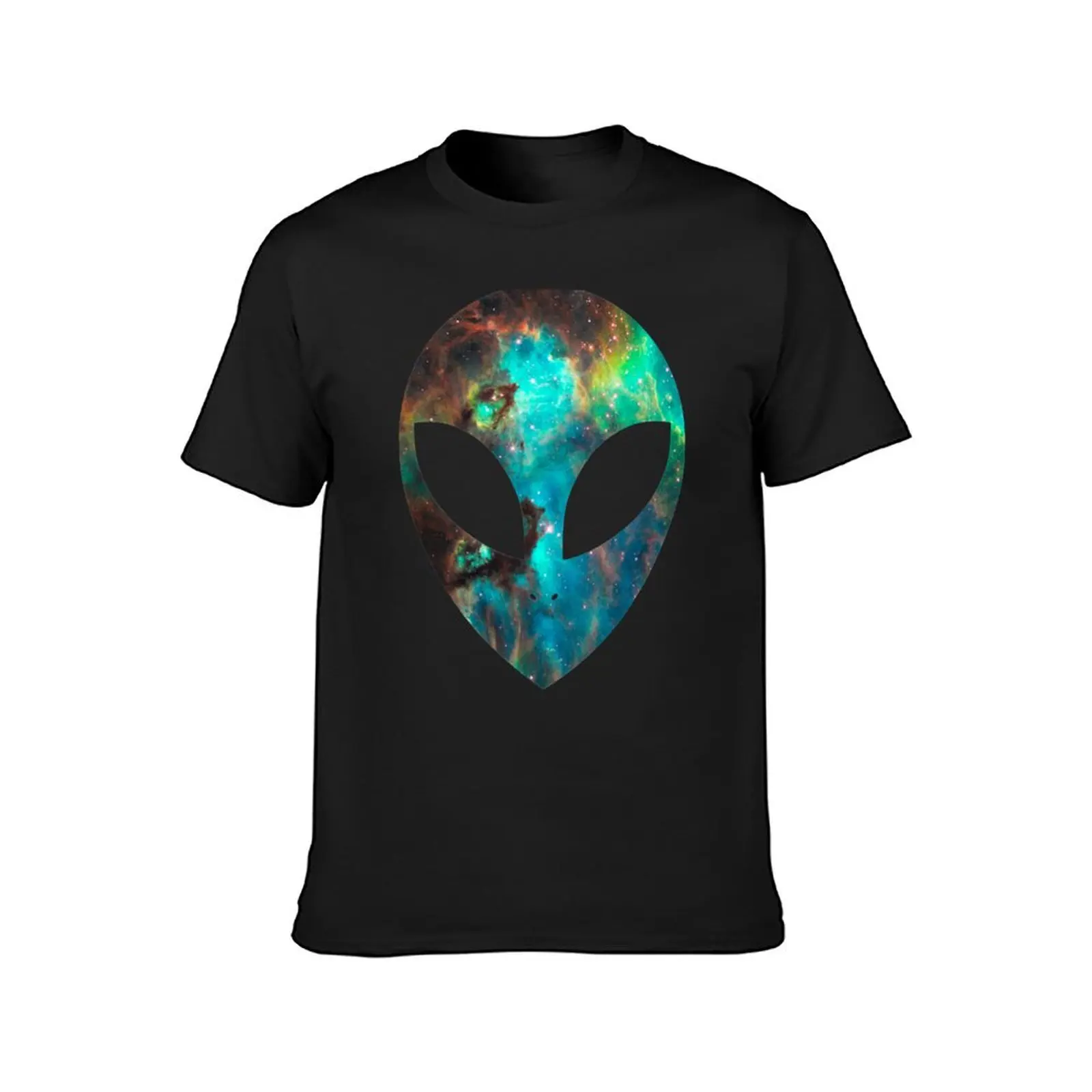 Alien Head T-Shirt summer clothes summer top blacks oversized t shirts for men