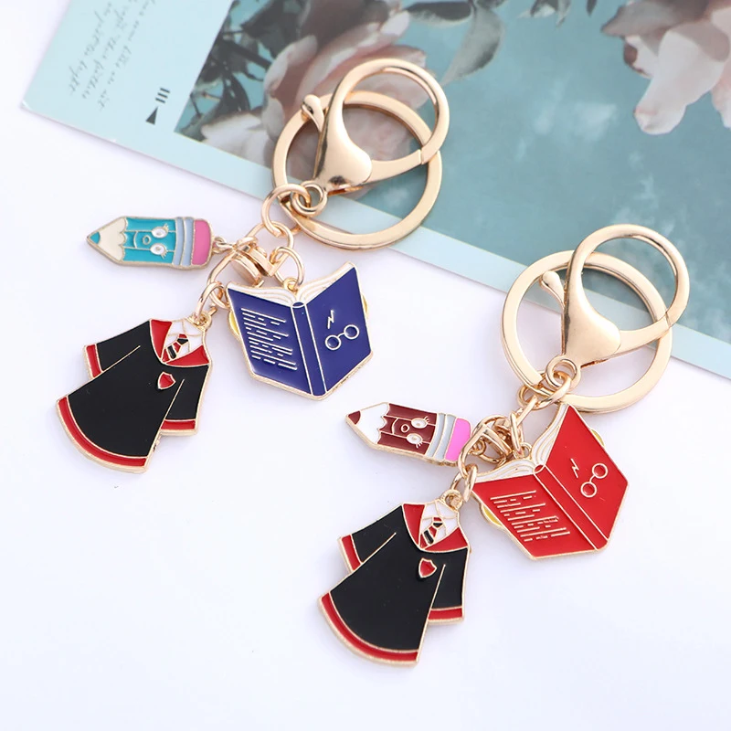 Graduation Inspirational Keychain Students Academic Keyrings Bag Hanging Decor Car Keys Pendant Graduation Gifts Accessories