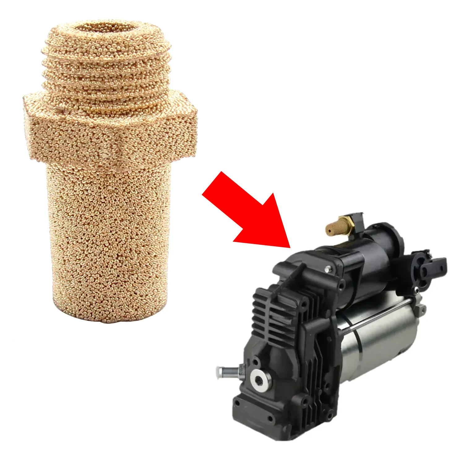 Air Suspension Compressor Muffler For Land Rover Range Rover L405 2013-2017 Sport L494 2014 2015 2016 2017 LR088858