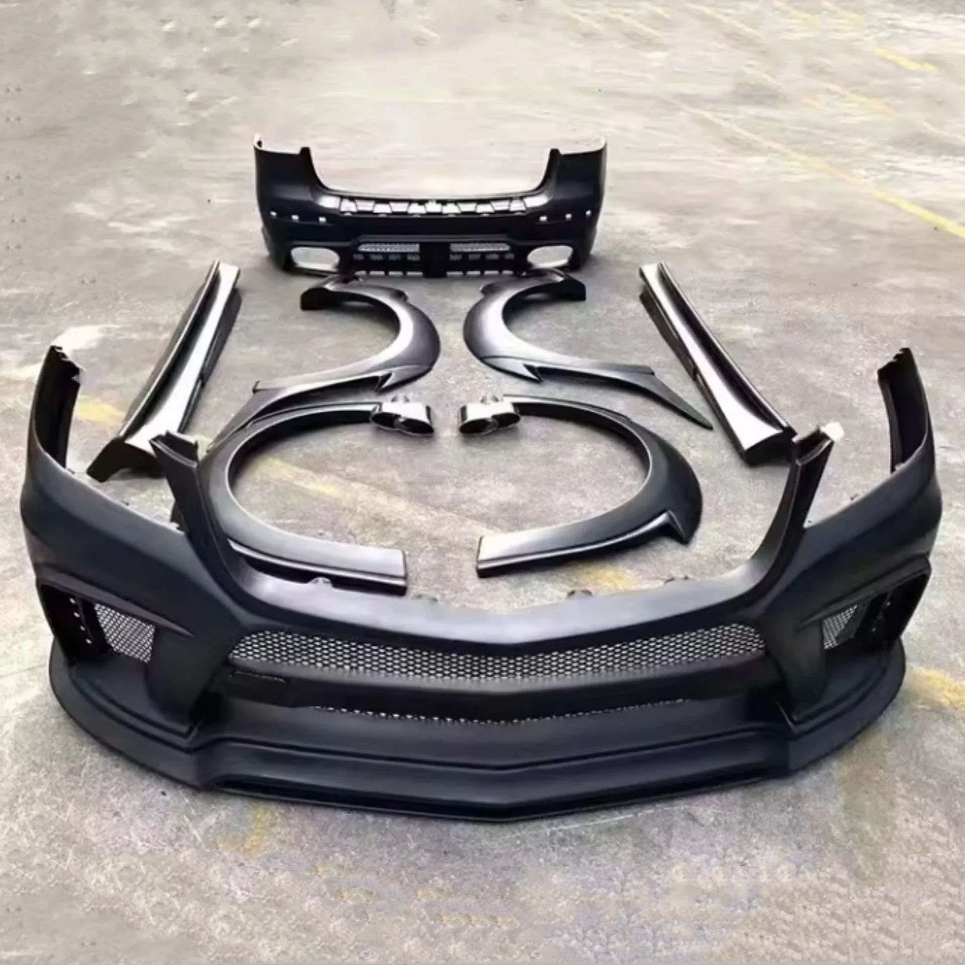

Front Rear Bumper Side Skirt Wheel Eyebrow for Mercedes Benz ML W166 ML320 ML350 Convert Wide Body Kit Car Accessories