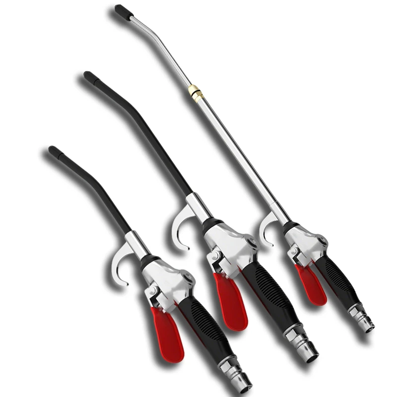 Industrial Air Blow Gun Telescopic Aluminum Alloy Air Flow Nozzle High Pressure Dust Cleaning Pneumatic Tools Dust Blowing Gun