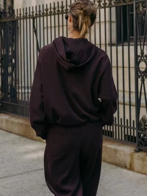 레이드바 아메리칸 슬루 핏 지퍼 후드 파일럿 재킷 신상 가을 여성 패션 폴리에스터 섬유 코트