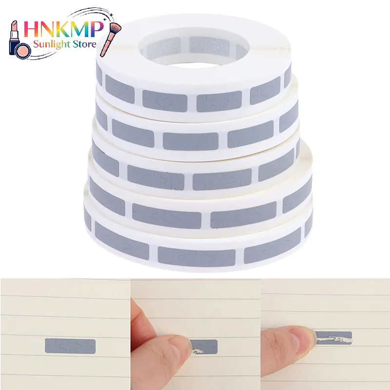 1000Pcs 3 Sizes Manual  Off Sticker Labels Grey Tape In Rolls Coding Overlay Film Game Wedding