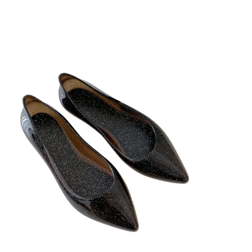 Bling Crystal Women Rainshoes,Ankle Rubber Kitchen Working Shoes,Mark Shopping Jellys,Galoshes,Transparent,Black,Gold,Dropship