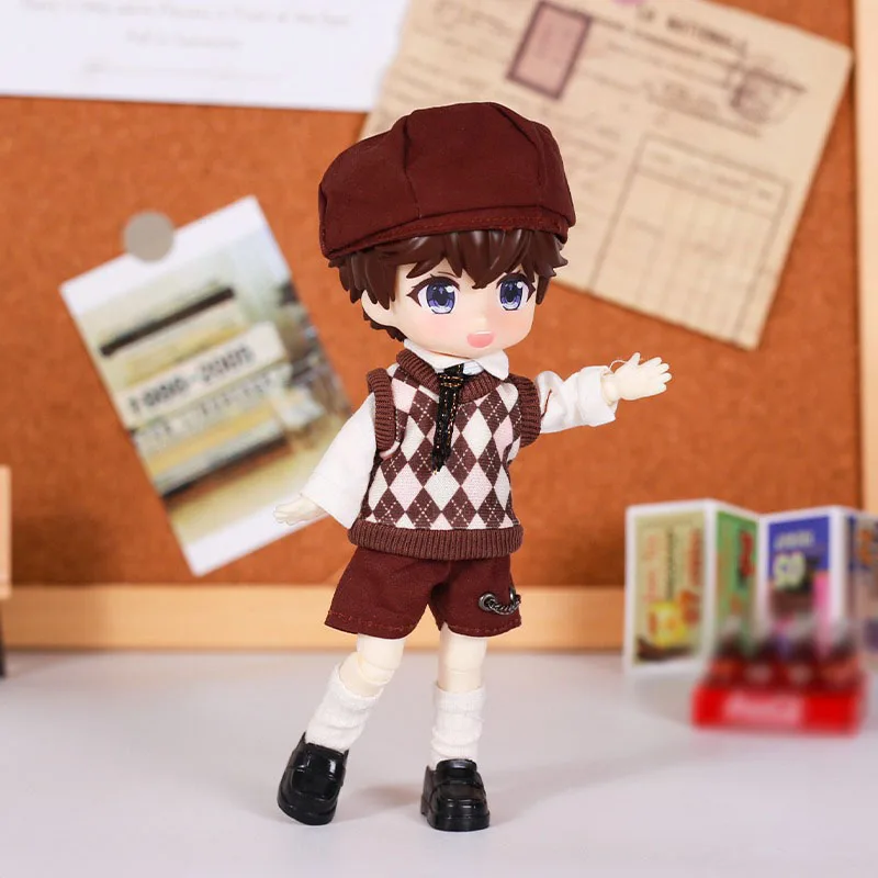 OB11 Babykleidung Dinosaurier Squad Hoodie Molly Puppenkleidung 1/12 Bjd GSC schlichter Körper UFDOLL Puppenkleidung Puppenzubehör