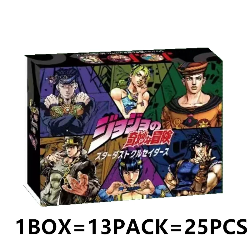 2024 Game Adventure Character JoJo Bizarre Kujo Jotaro Kakyoin Noriaki Collection Card Cartoon JOJO Card Kids Toy Table Games