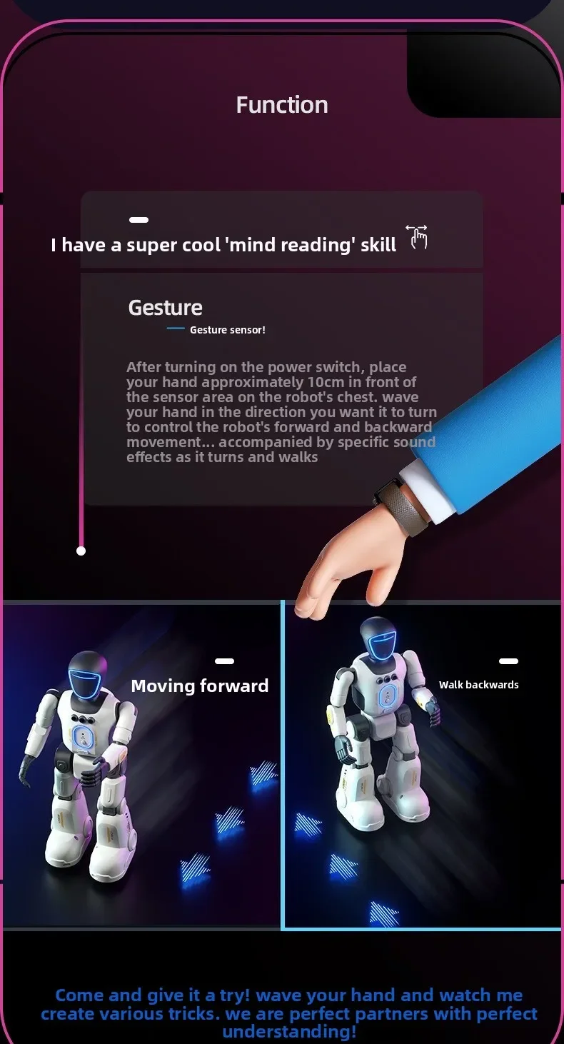 Children's companion toy AI robot intelligent dialogue programmable early education singing and dancing robot boy gift