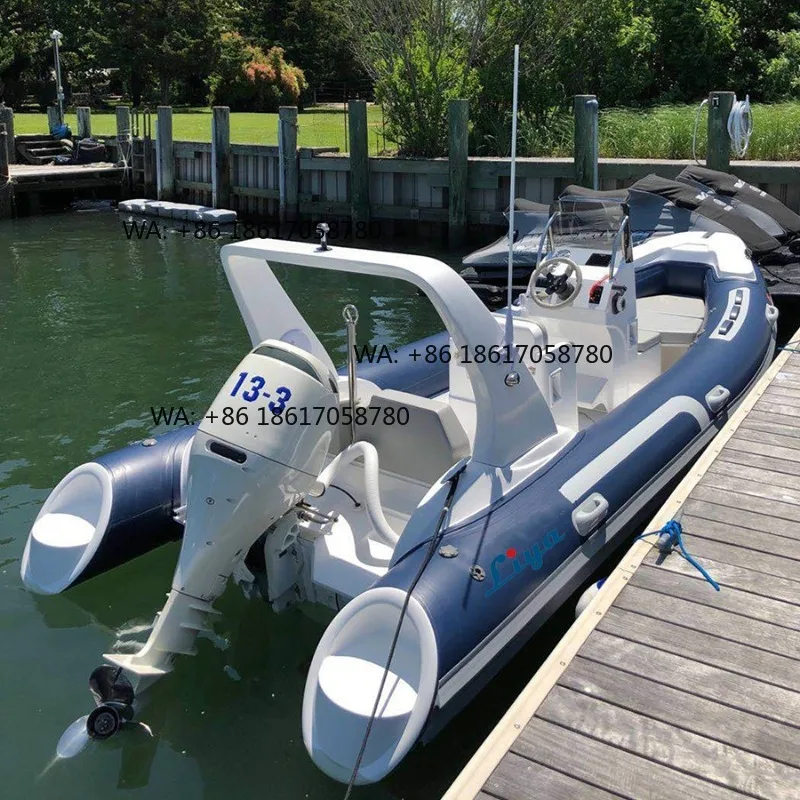 Liya 5.2m 70HP Speed Motor Boat Inflatable Rubber Boat for Sale