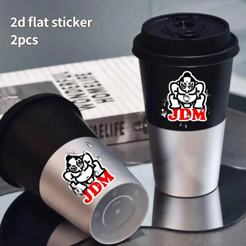 4 pezzi/set simpatico adesivo JDM Sumo Wrestler - decalcomania autoadesiva rimovibile per bottiglia d'acqua, auto, album |   Regalo della cultura giapponese