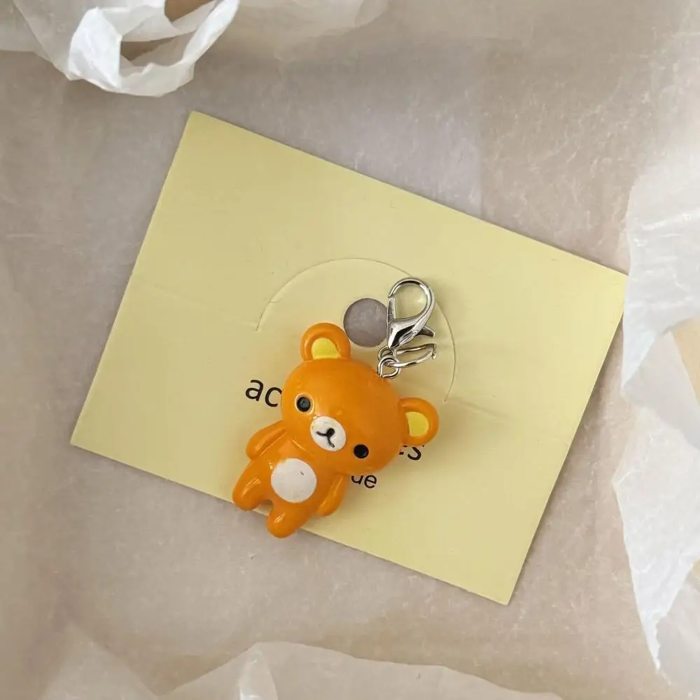 

Милый мультяшный кукла Rilakkuma, орнамент, брелок, аниме, кукла-медведь, цепочка для мобильного телефона, сумка, аксессуары, брелки, пара брелоков, подарок