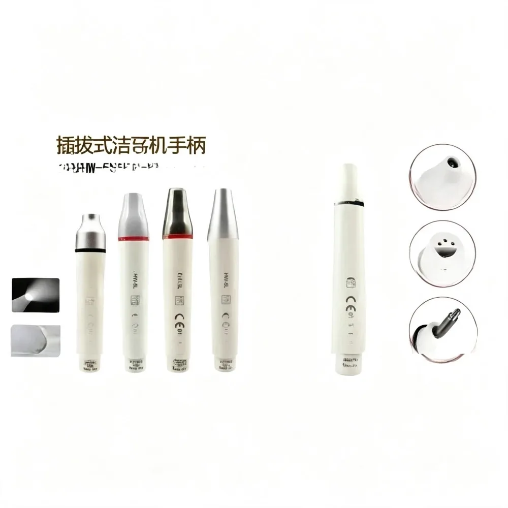 Dental scaler handle ultrasonic woodpecker plug-in type HW-3H 5L with light for EMS Satellite