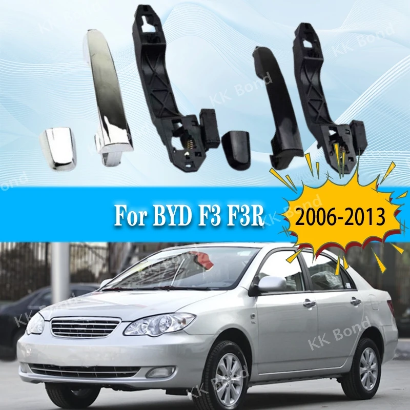 

1PC Left Right Exterior Door Handle Accessories For BYD F3 F3R 2006-2013 Exterior Door Handle Switching Puller Asssembly