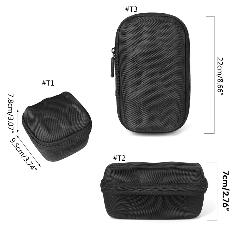 Portable Watch Storage Box Water Proof Unique Zipper Travel Carrying Case Coin Storage Bag for Smartwatch Wristwatch Box