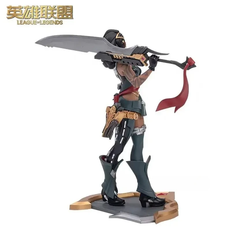 

In Stock League of Legends LOL Samira Medium Sculpture Game Peripheral Statue Figure Model Collection Toy Gift Action Robot