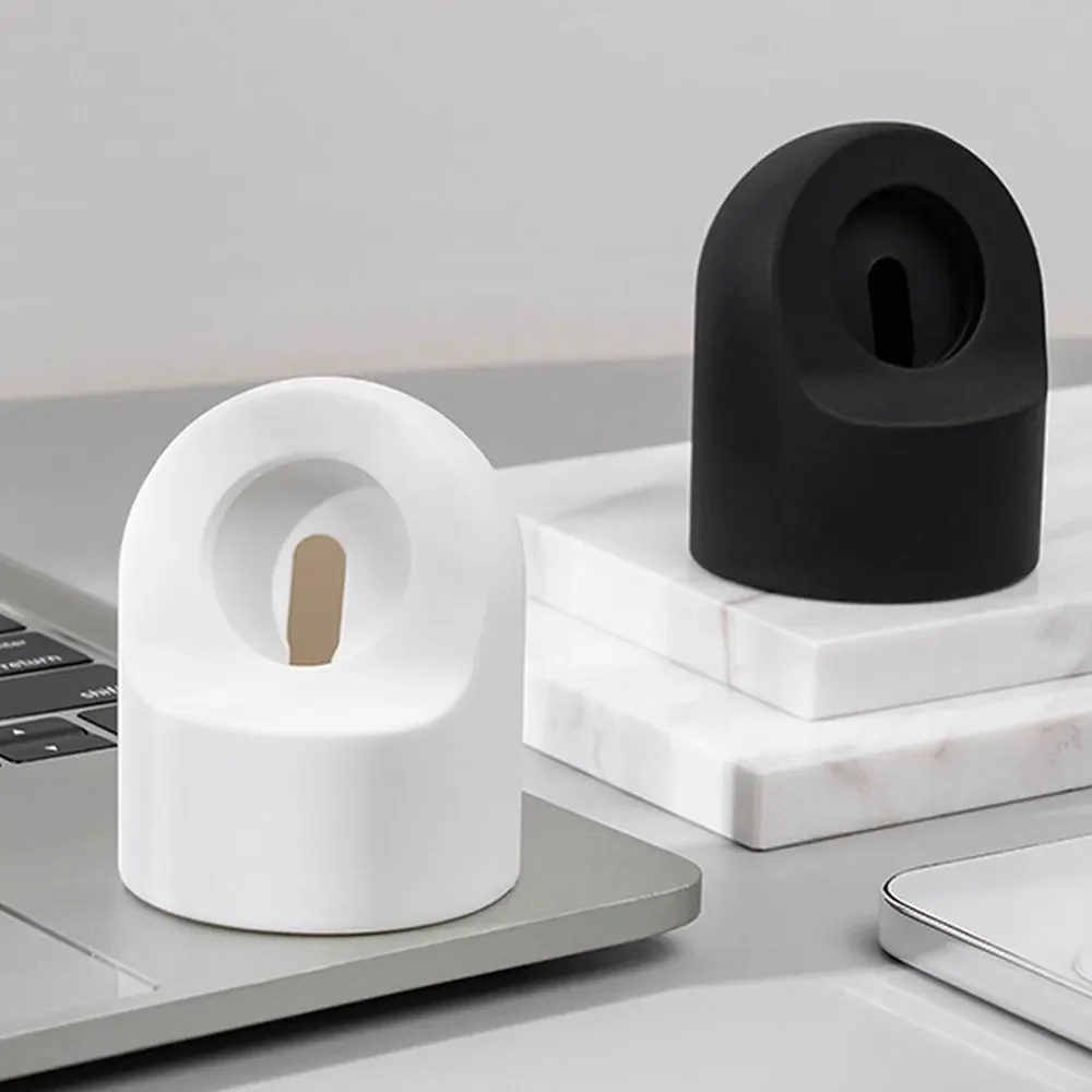 Charger Stand For Apple Watch Series 9 8 Ultra 7 6 5 SE 4 3 2 Charger Dock Station Silicone Bracket Iwatch Charging Cable Holder
