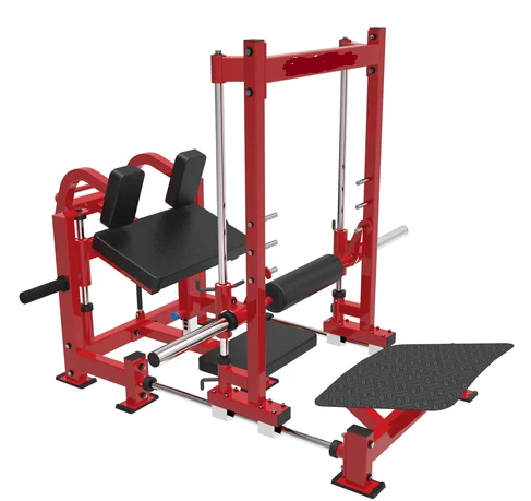 

Professional Commercial Gym Use Fitness Equipment Plate Loaded Training Device Smith Hip Thrust Combination