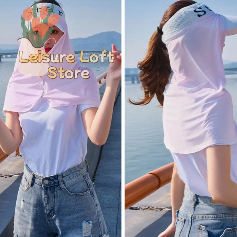 Practical UV Resistant Sunshade Summer Outdoor Hat Curtain for Beach and Camping