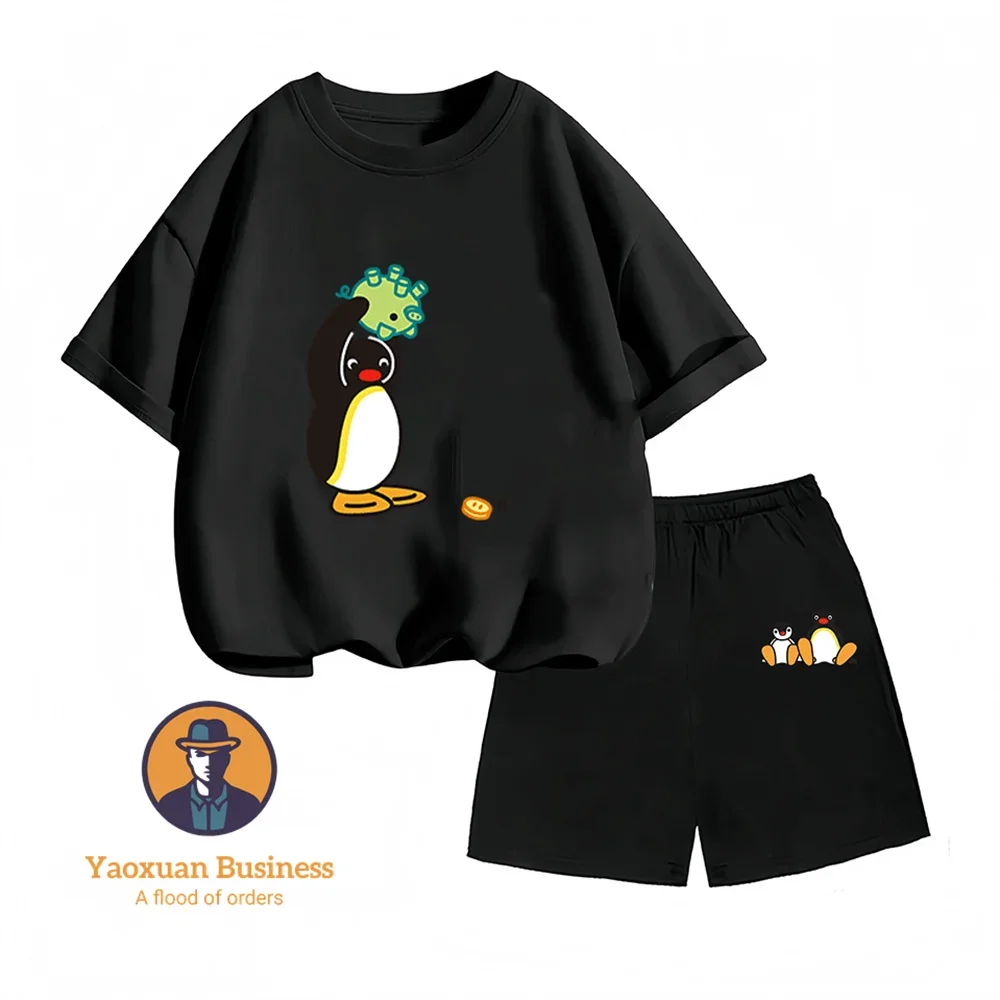 conjunto-de-verao-infantil-de-algodao-pingu-com-estampa-de-desenho-animado-para-criancas-de-2-a-14-anos-lancamento-2026-sucesso-de-vendas