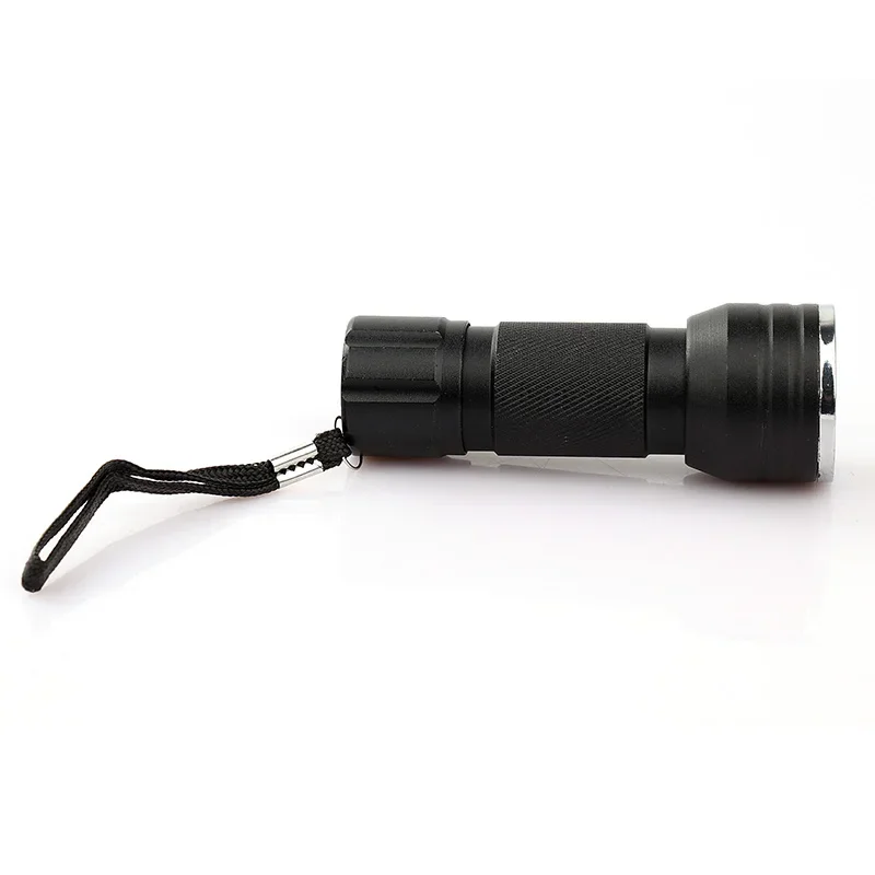 100PCS New Fine UV Ultra Violet 21 LED Flashlight Mini Blacklight Aluminum Torch Light Lamp