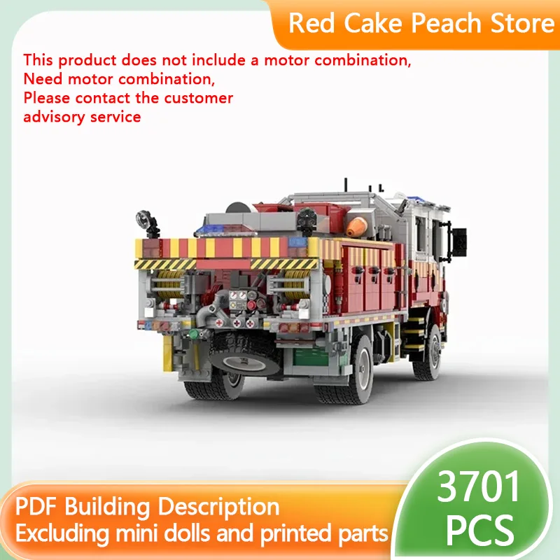 

Модель автомобиля городской службы MOC, строительные кирпичи, сельский цистерна, пожарная машина, модульная технология, сборный детский костюм, игрушки, подарки, праздник