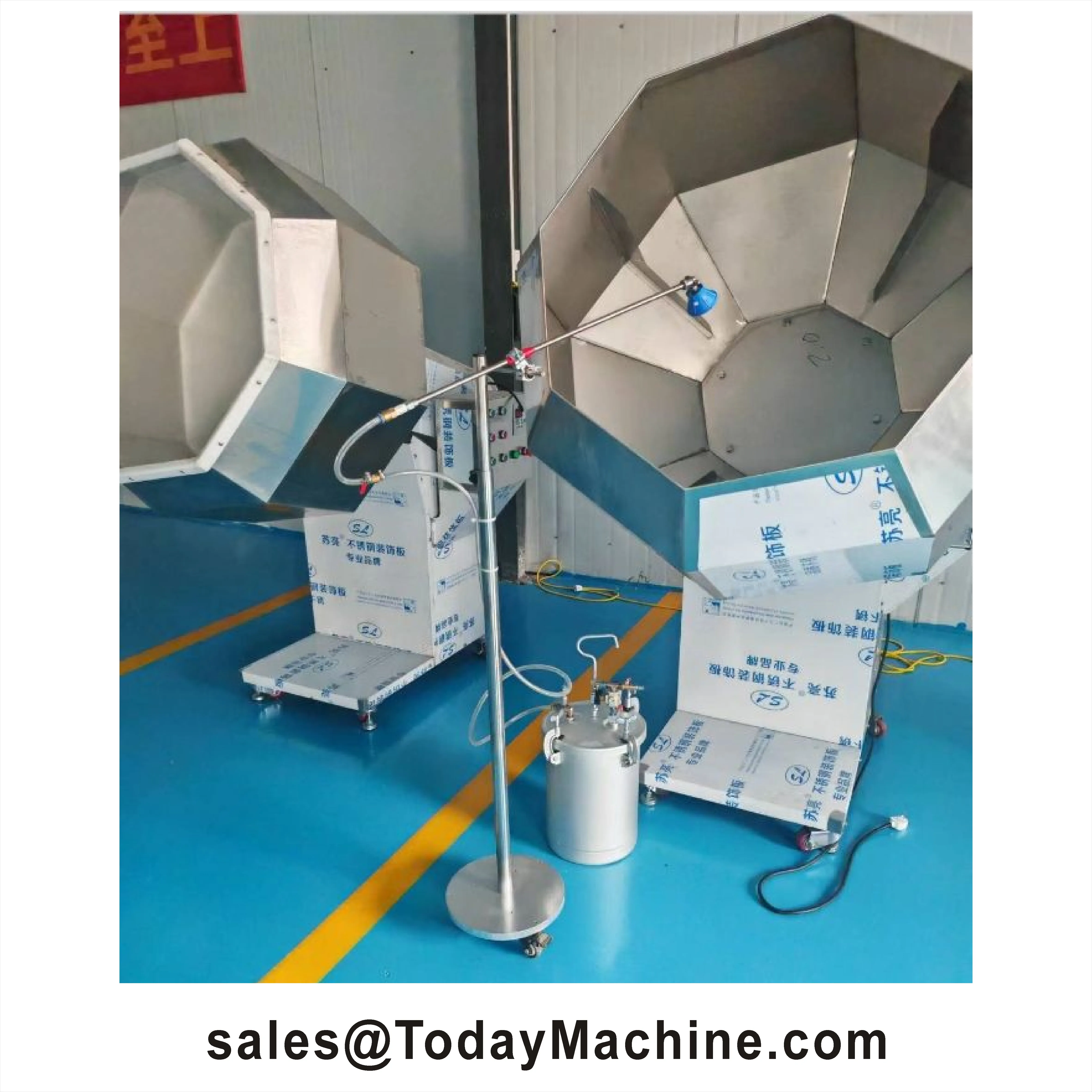 وصول جديد آلة بهلوان التوابل سهلة التنظيف آلة توابل رقائق البطاطس آلة خلط المثمن الكهربائية #1