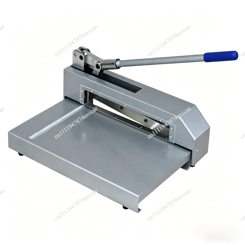 Professional XD-322 Manual Guillotine Cutter - Heavy Duty Metal Shear for Aluminum, PCB & Paper Cutting