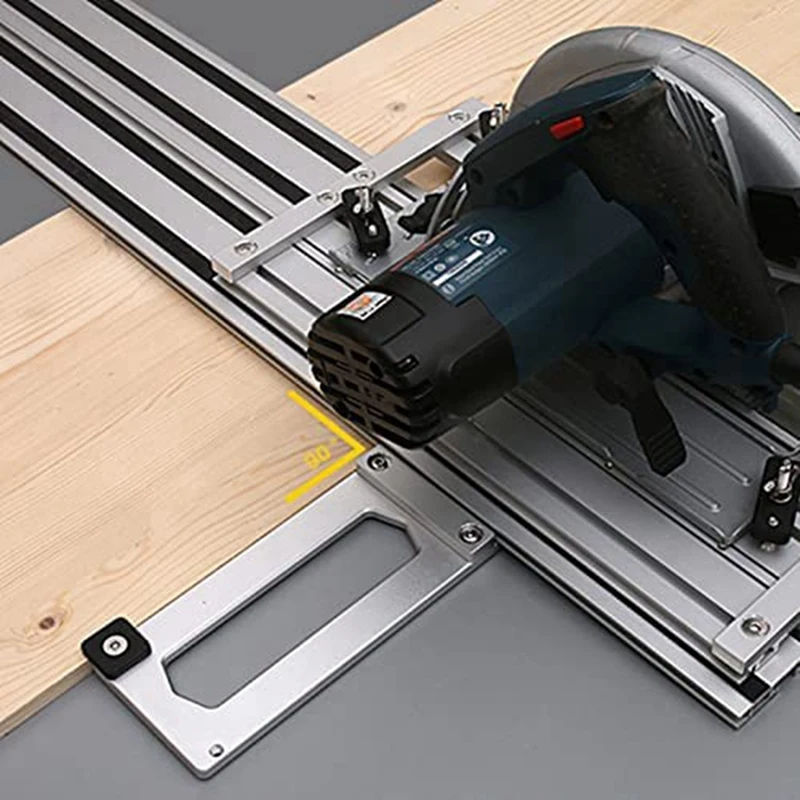 

Woodworking Angle Stop Electric Circular Saw Track Saw Angle Cutting Board Tool 90 Degree Right Angle Guide Rail Clamp