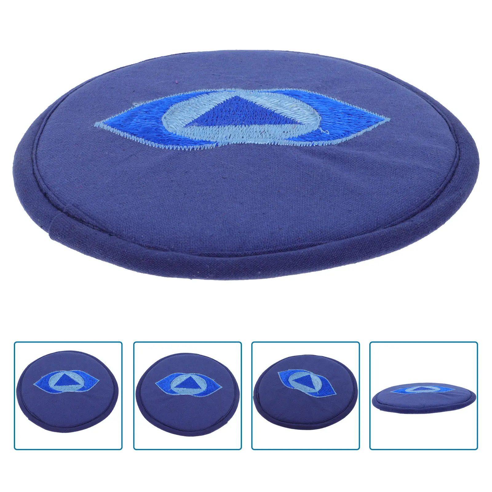 

Мягкий коврик для поющей чаши с вышивкой, легкий и портативный, для буддийских ритуалов