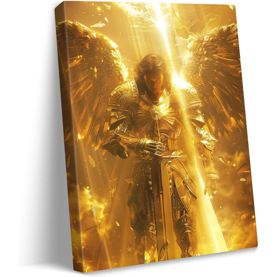 Bible Stories diamond painting Art Heaven Messenger Archangel Raphael picture of rhinestones 5D diamond embroidery mosaic decor