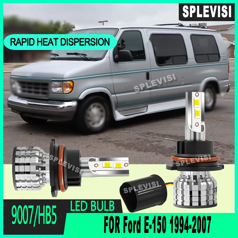 

Corrosion Resistant Waterproof 60000hrs 9007/HB5 LED Headlight For Ford E-150 1994 1995 1996 1997 1998 1999 2000 2001 2002-2007