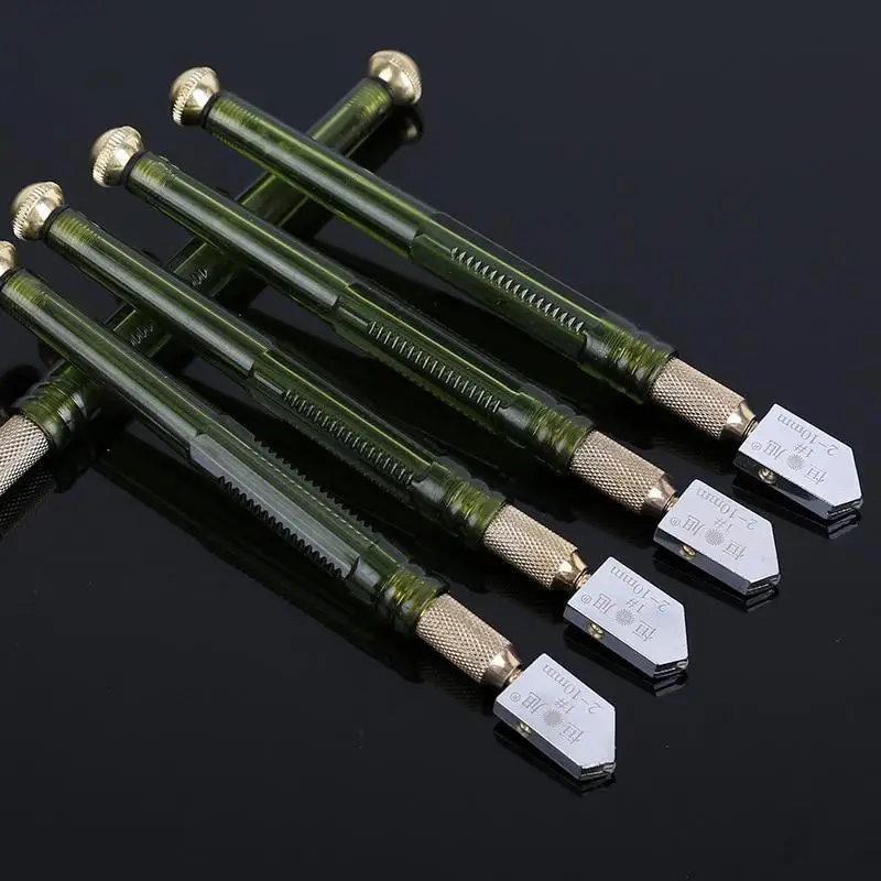 

1pc Glass Cutter Roller Diamond Tip Antislip Carbide Metal Plastic Handle for DIY Tile Mirror Craft Cutting Hand Tools 2-10mm