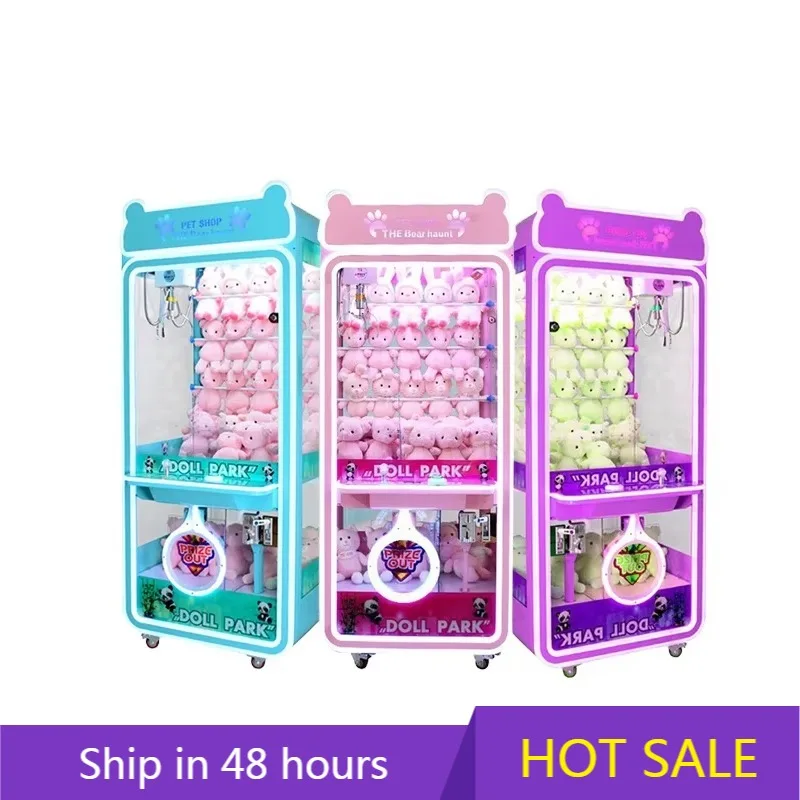 

YTYIN Cheap Amusement Park Coin Operated Game Toy Vending Arcade Claw Crane Machine With Bill Acceptor