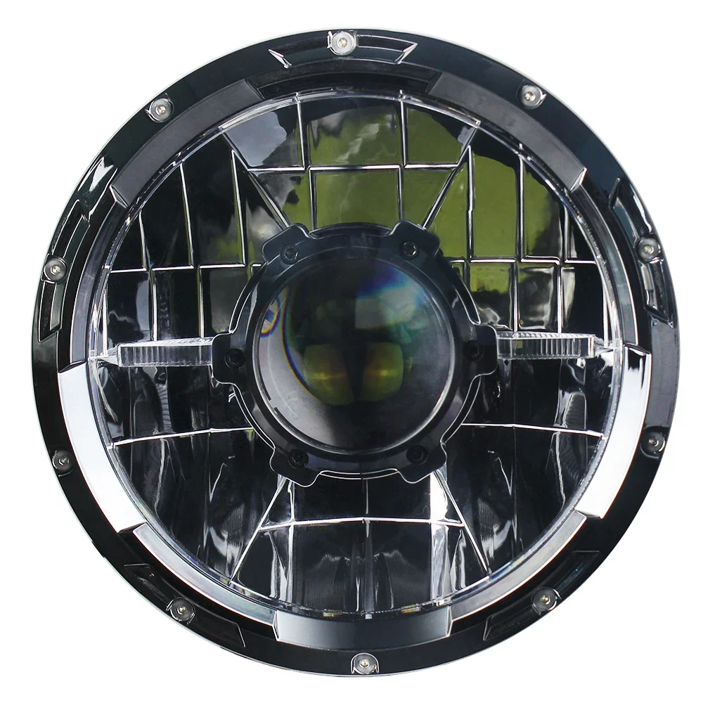 

Newest Product Motorcycle Accessories 7" INCH LED Headlight Super bright LED Driving Light for Jeep