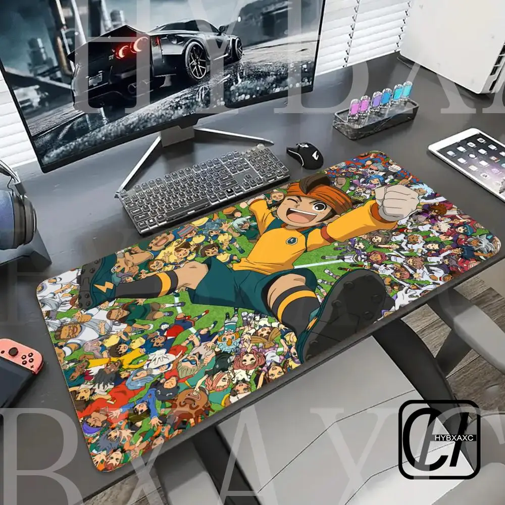 

Inazuma Eleven Computer Mouse Pad Rgb Keyboard Gamer Cabinet Desk Mat HYBXAXC Accessories Mousepad Mat Pc Xxl Anime Carpet Large