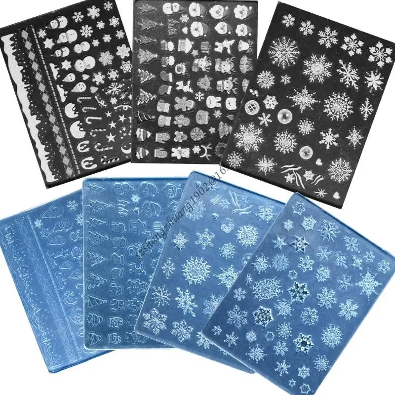 

Q6RB Silicone Art Mold Embossing Patterns Mould Decorations Versatile Jewelry Making Tools Handmade Carving Molds