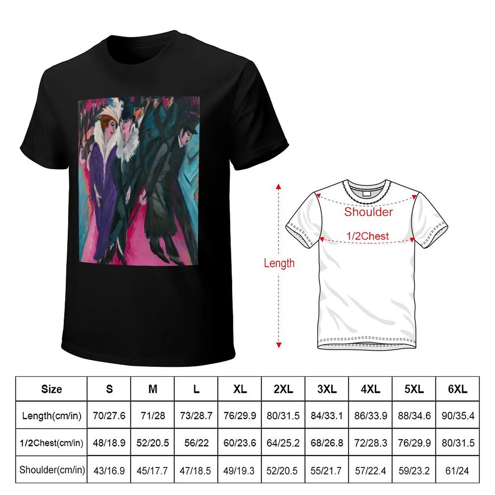 Ernst Ludwig Kirchner Street, Berlin (1913) T-Shirt essential t shirt T-Shirt