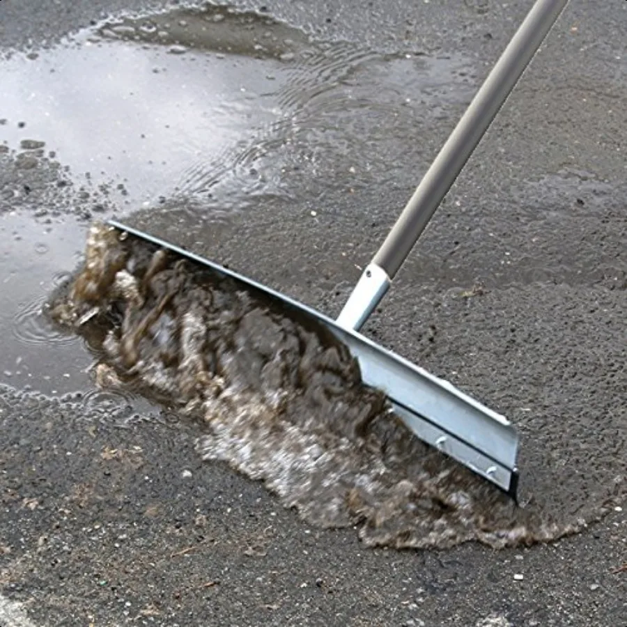 مجموعة AquaDozer Max المهنية 36 ممسحة أرضية منحنية ذات سطح أملس و48 قطب مطاطي مزدوج النهاية ومكنسة لشركة الشركة #2