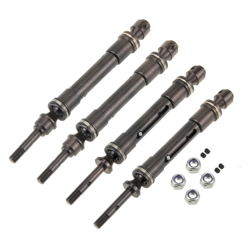 NEW CVD Steel Front & Rear Drive Shaft Assembly Heavy Duty for 1/10 Traxxas Slash 4X4, Slash, Rustler VXL, Stampede 4X4 VXL car