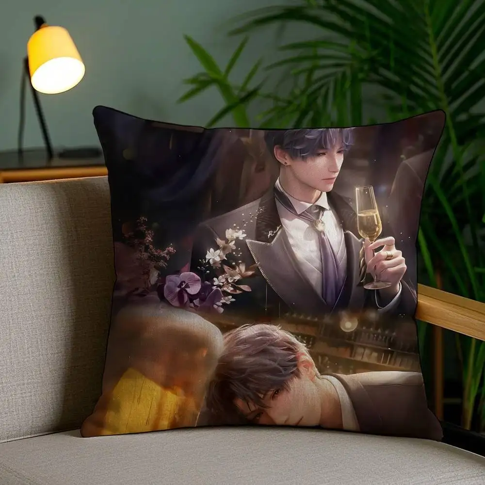 لعبة رافائيل الحب Deepspace-كول كيس وسادة مكافحة الغبار المخدة غير مرئية سستة حريري قصير أفخم غطاء وسادة أريكة