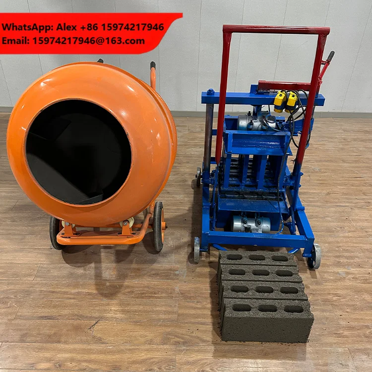 Easy To Operate Block Making Machine Manual Paver Laying Moulding Block Machine Price