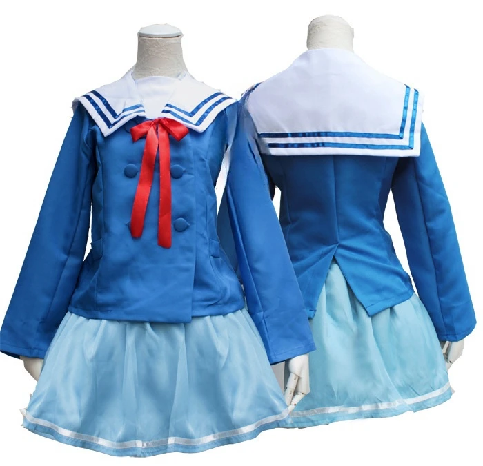 Anime Kyokai kein Kanata Cosplay jenseits der Grenze Kuriyama Mirai Cosplay Kostüm Perücke Brille Frauen Mädchen Schuluniform Pullover