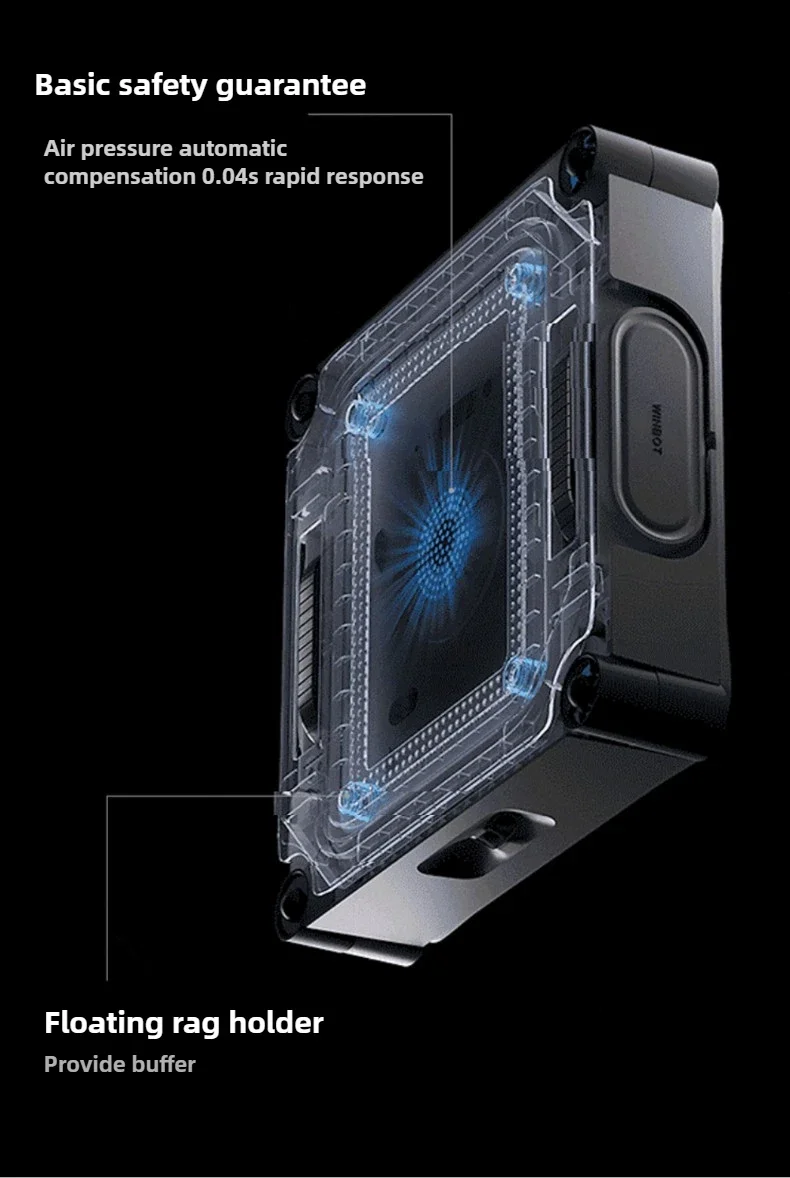 Ecovacs สเปรย์น้ํา Windows CLEANER หุ่นยนต์ W2S ทําความสะอาดสมาร์ทบ้านอัตโนมัติ Limpia Vidrios Ventanas ไฟฟ้า DO Mycia Okien