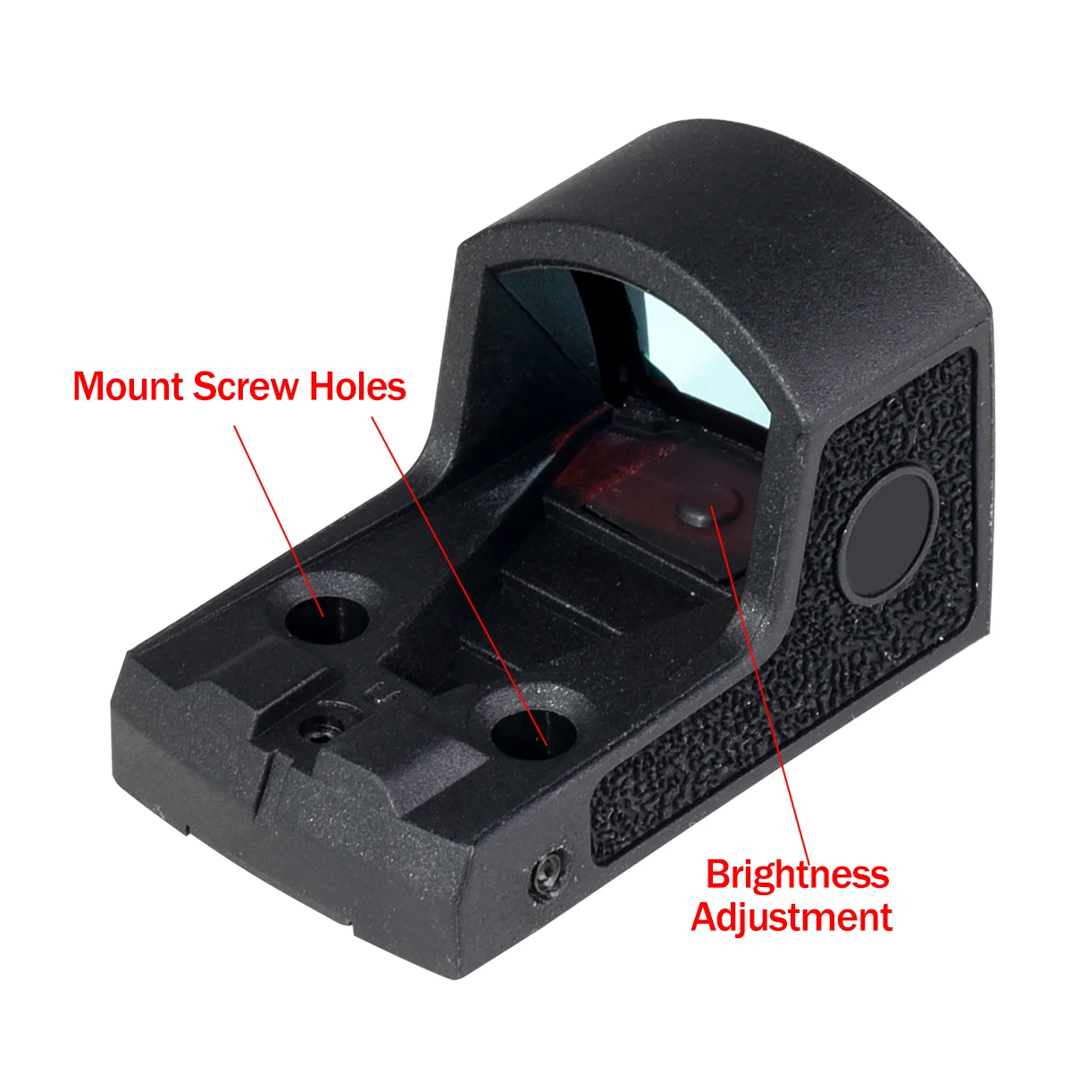 R-ZERO Tactical 3MOA Red Dot Sight Optics Reflex Scope Hunting Shake-Awake Original Compact Scopes for Glo*k Sight view 2