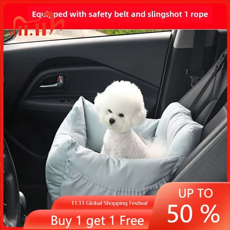 

Cats Bed Seat,nest,suitable for Car,Truck and SUV,with Soft Plush Cushions,Comfortable Travel Gear with Seat Belt,For Pets