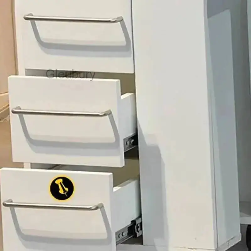 Premium Nail Table Foldable Storage Professional Modern Design Nail Desk Portable With Wheels Table Pliante Portable Furniture
