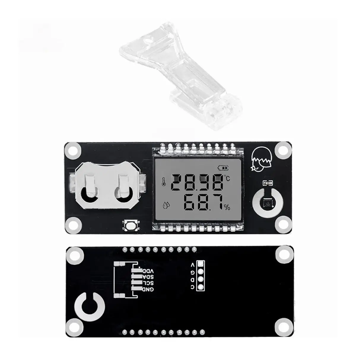 LNHF Hygro Trackier with Motion Wake-Up NSHT30 Detector Seinsor, ±0.3°C, LCD for Reptile Incubator Humidor