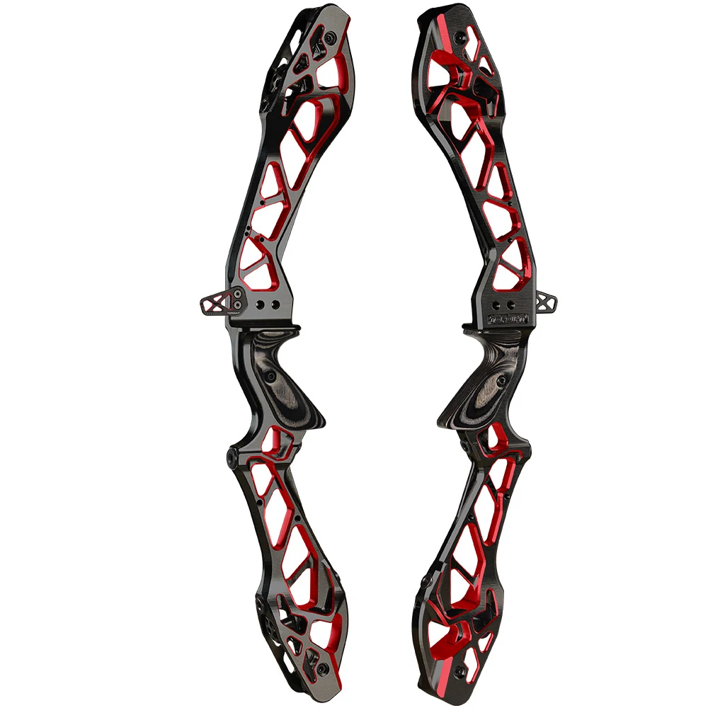 

Archery Recurve Bow Riser X 25" CNC Aluminum 6061 T6 Archery Bow Riser Double Color All ILF Limbs RH And LH