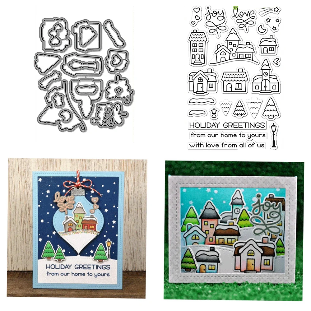 Christmas, Oh Gnome Stamp on the beach Clear Stamps or Metal Cutting Dies Hot For DIY Craft Making Card Scrapbooking Decoration